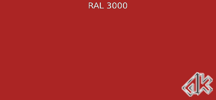 3000 - Огненно-красный