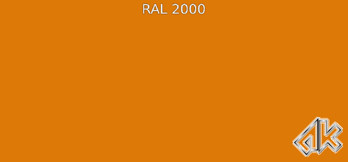 2000 - Жёлто-оранжевый