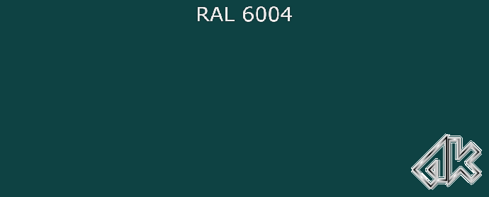 6004 - Сине-зелёный