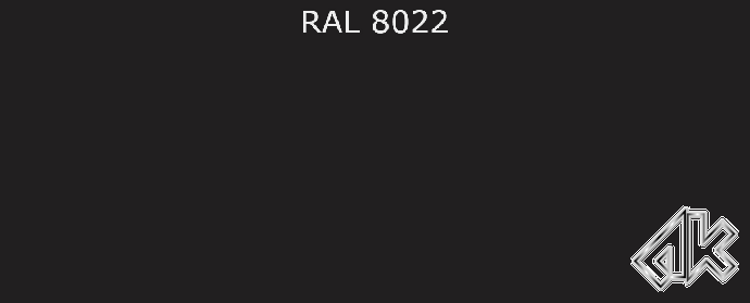 8022 - Чёрно-коричневый
