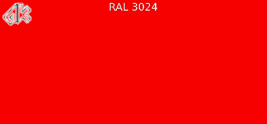 3024 - Люминесцентный красный