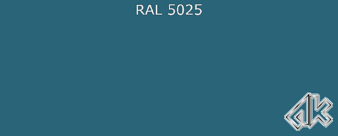5025 - Перламутровый горечавково-синий