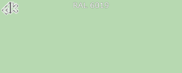 6019 - Бело-зелёный